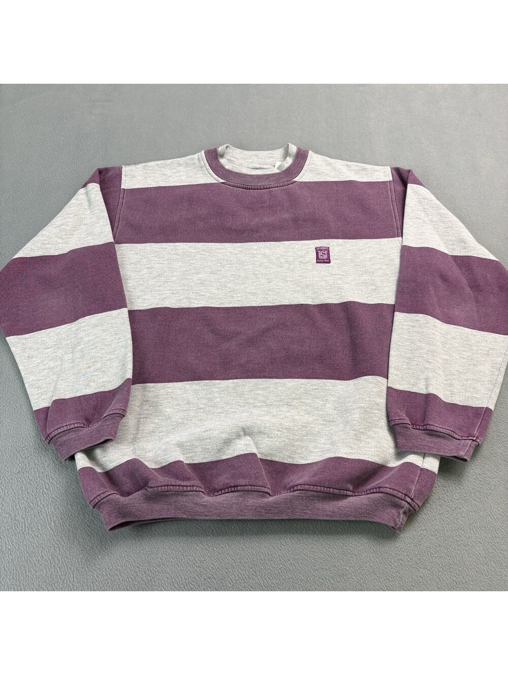 Vintage 90s Saturdays Double Neck Crewneck Sweatshirt Size Medium (?)